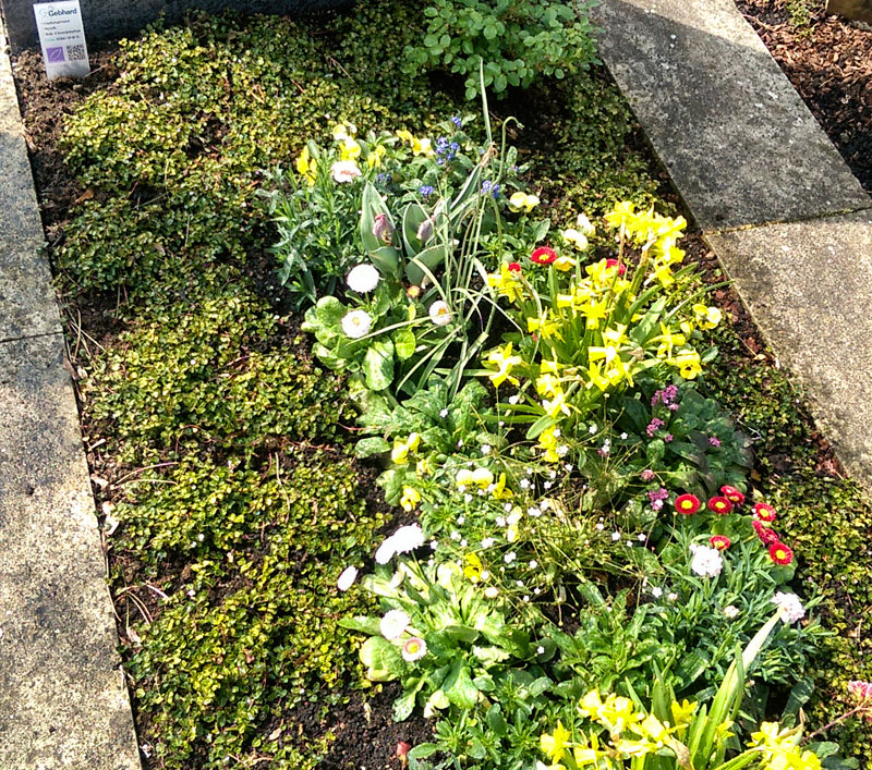 Dauergrabpflegevertrag f&uuml;r Hinterbliebene