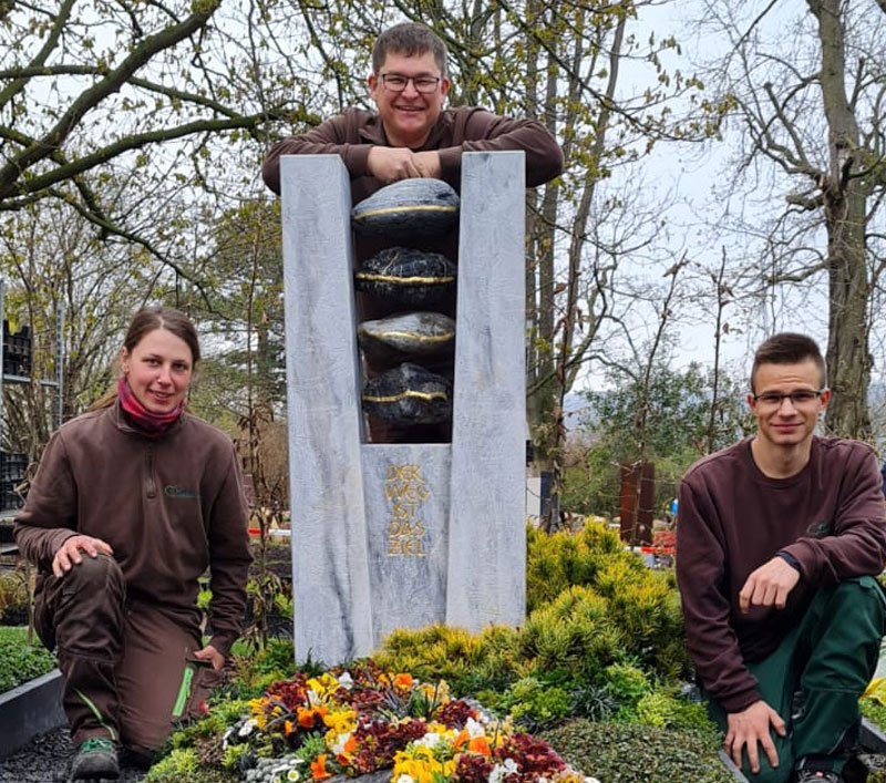 Friedhofsg&auml;rtner Gebhard mit Auszeichnung